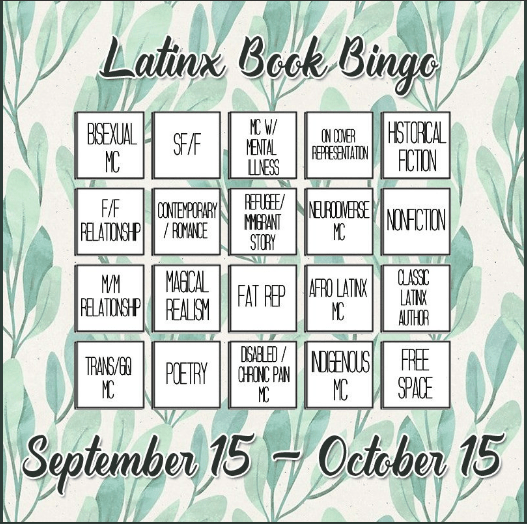 Latinx Book Bingo&nbsp;TBR