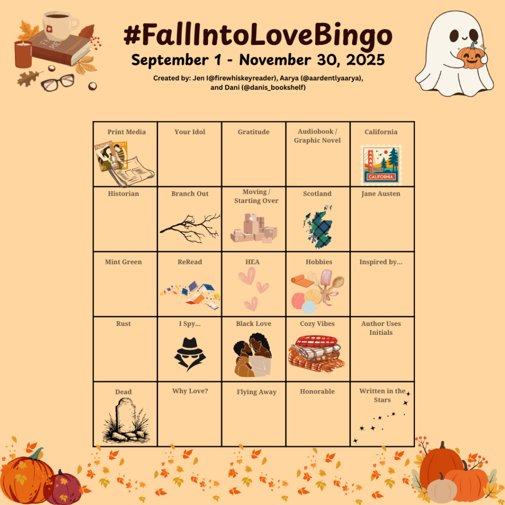 #FallIntoLoveBingo Announcement +&nbsp;TBR